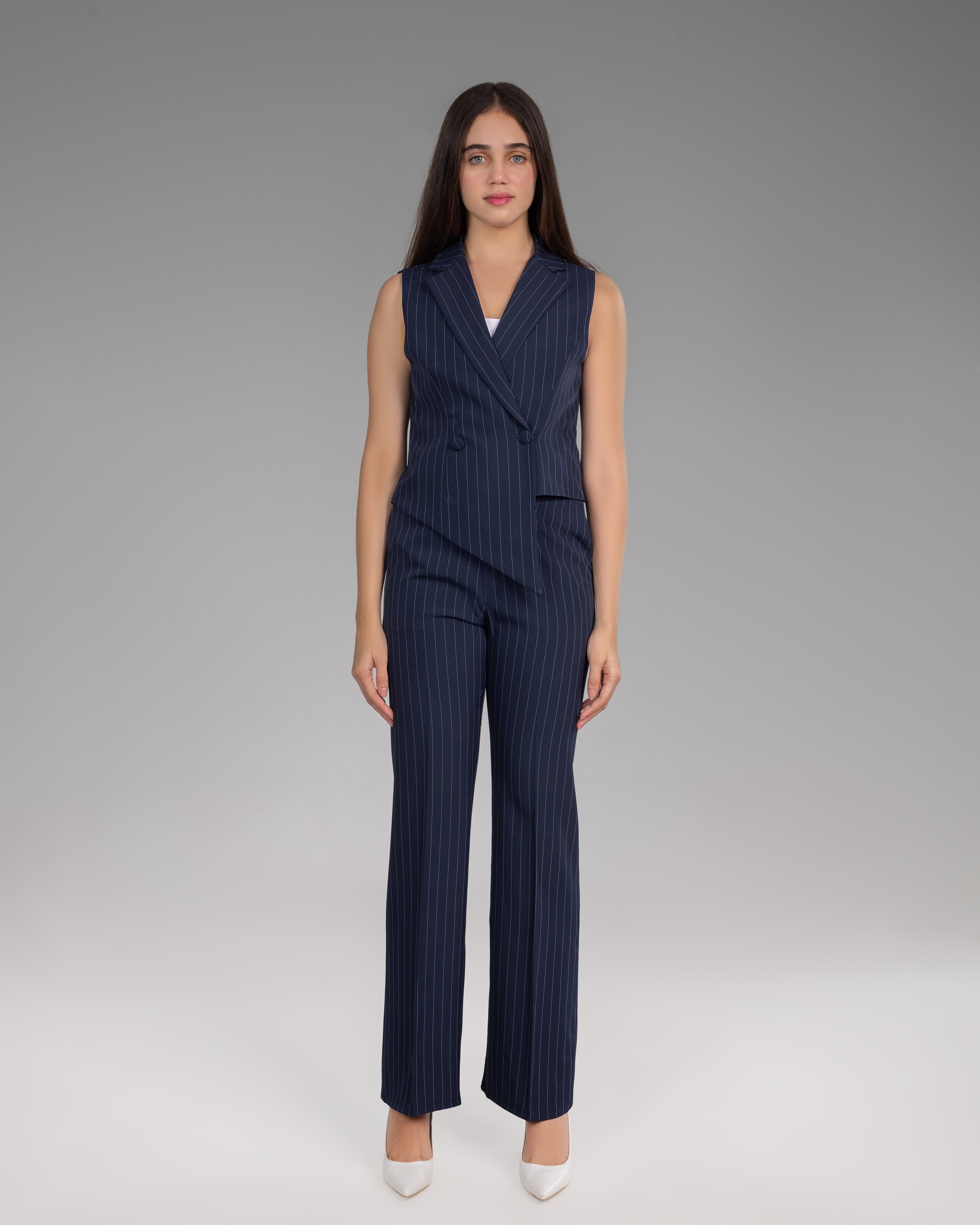 Pinstripe Trousers