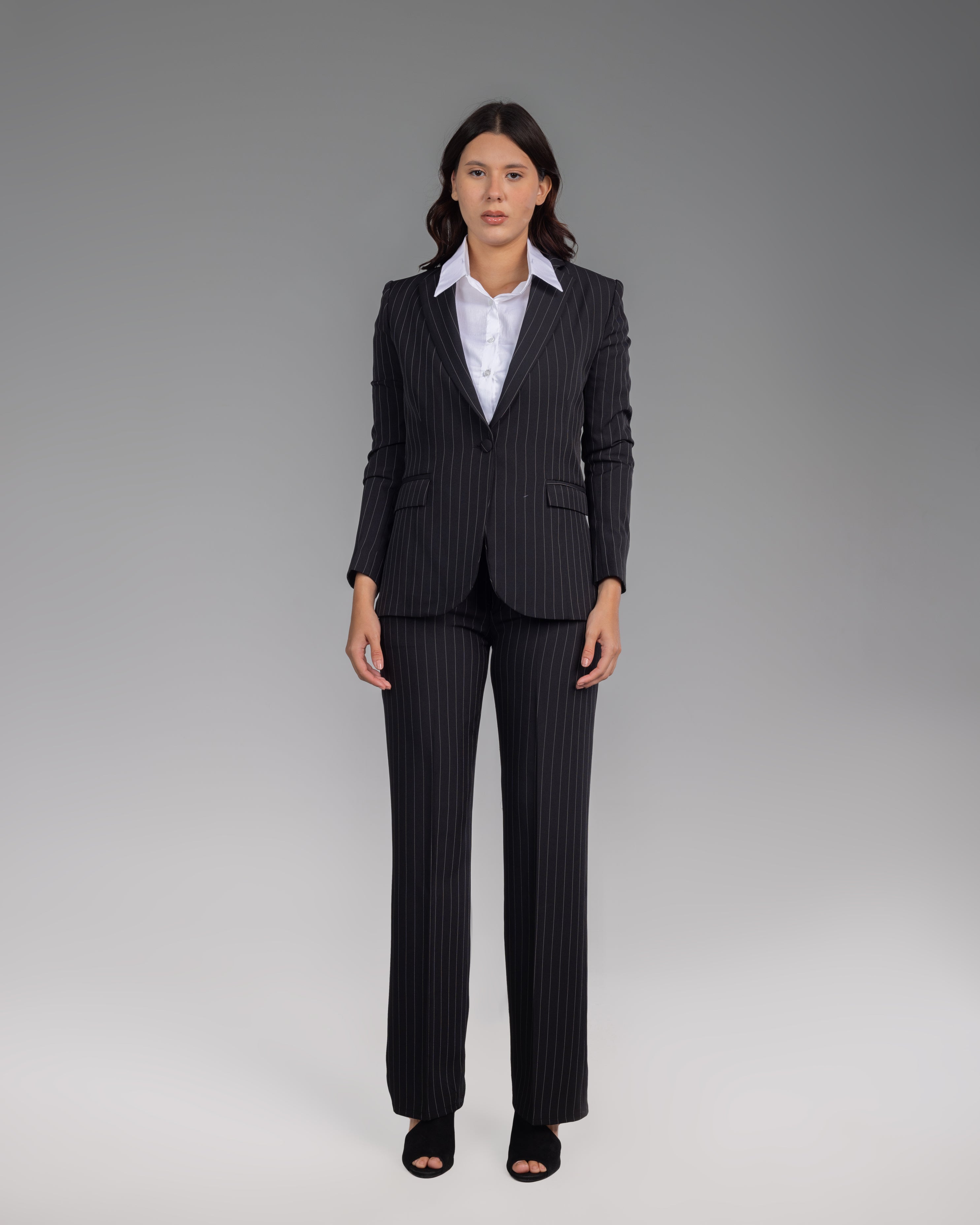 Pinstripe Trousers