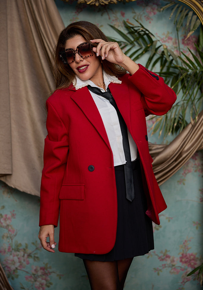 Oversized Wool Blazer