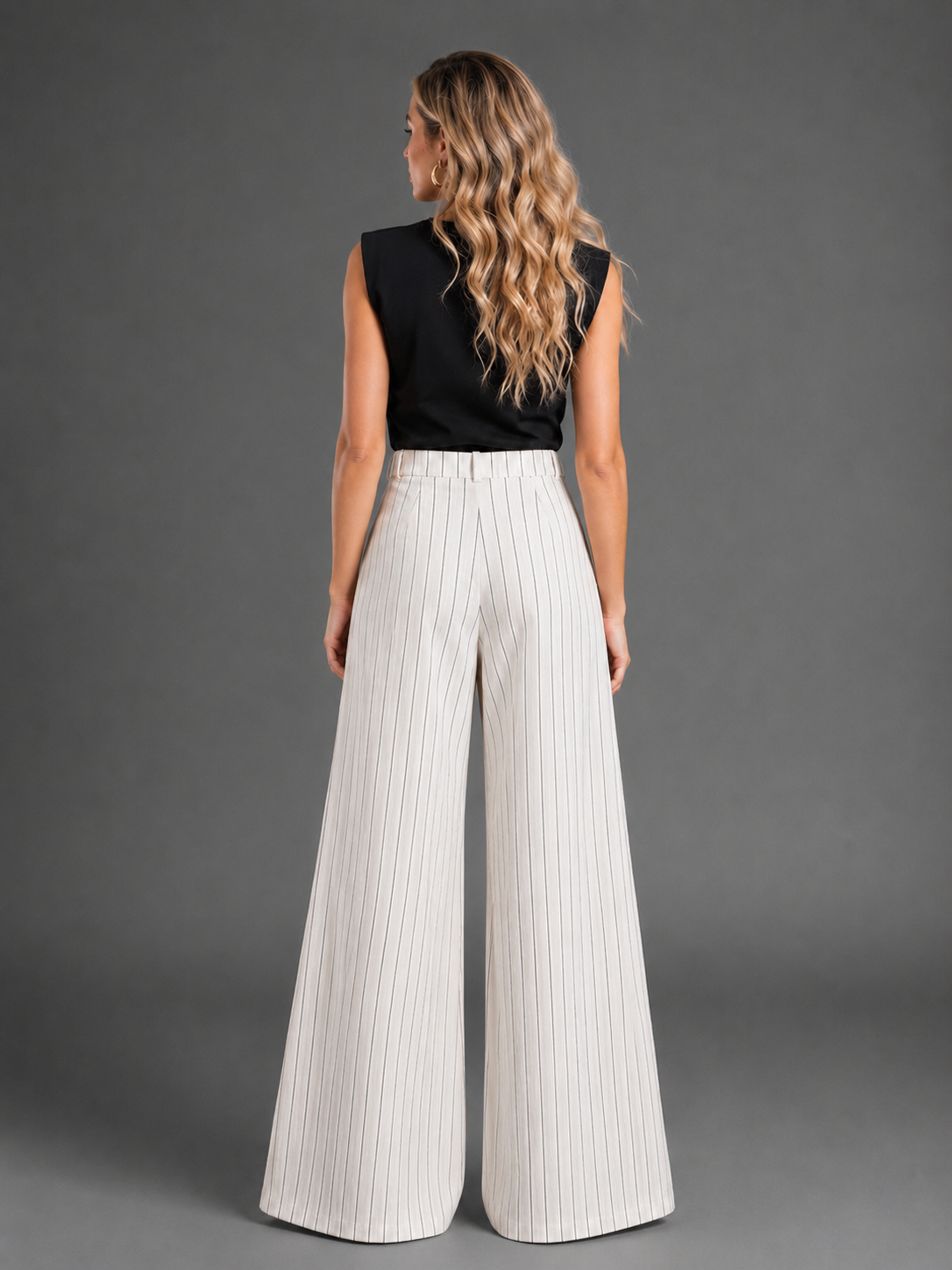 Verona wide leg comfy linen Trousers