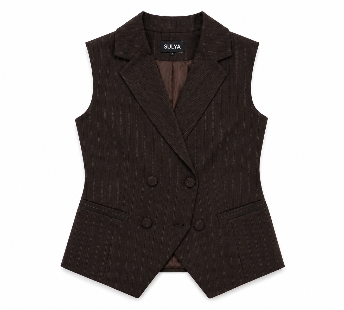 Espresso Blazer Vest