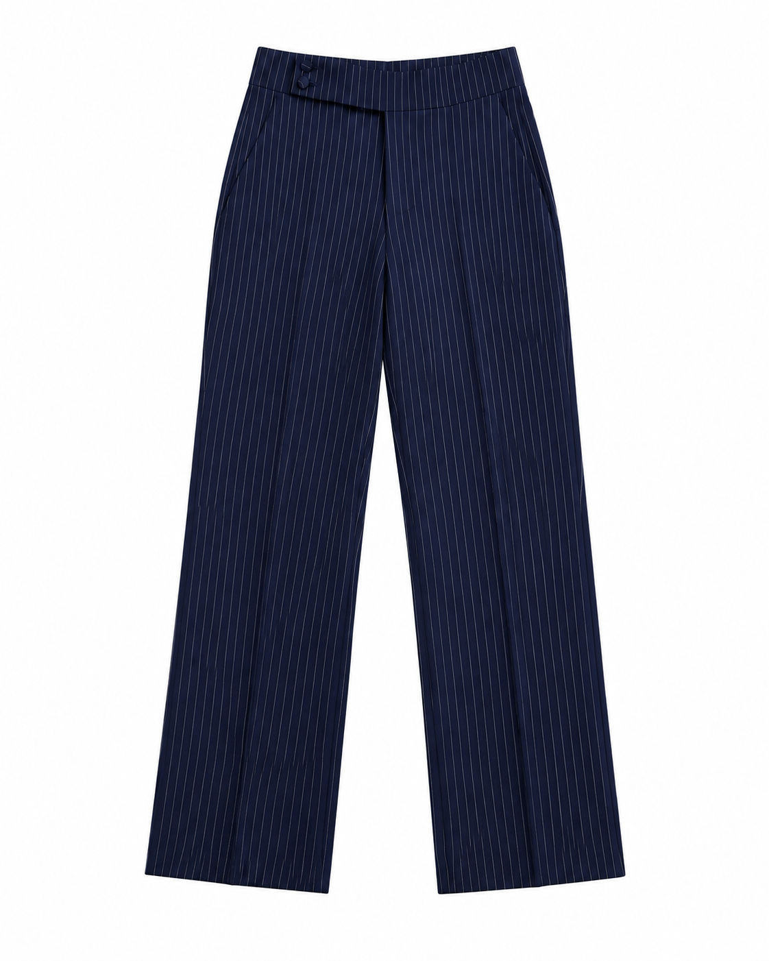Royal ink pinstripe vest set