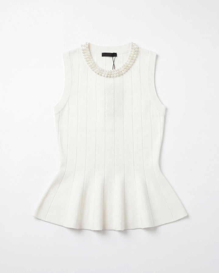 Pearl Collar Blouse