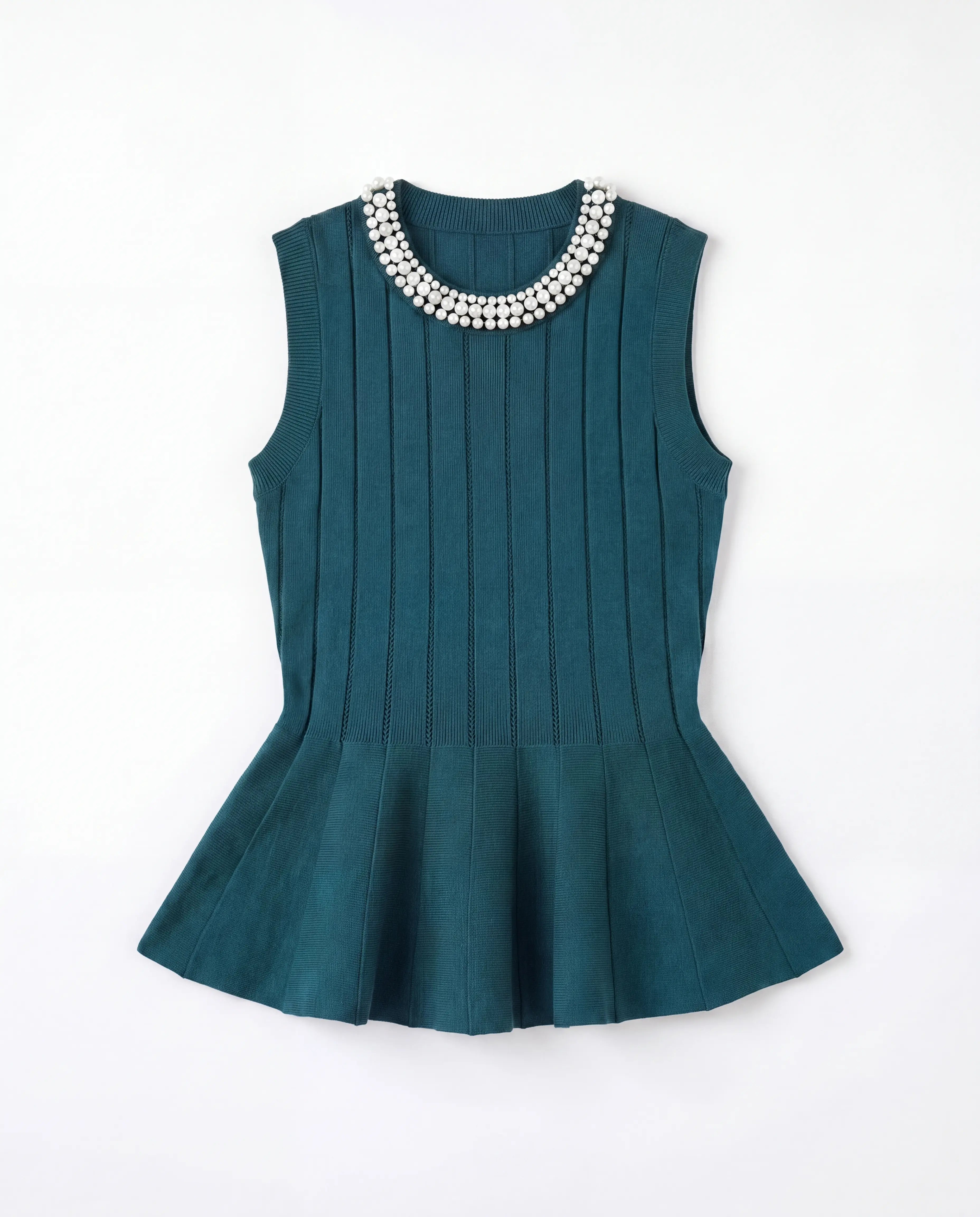 Pearl Collar Blouse