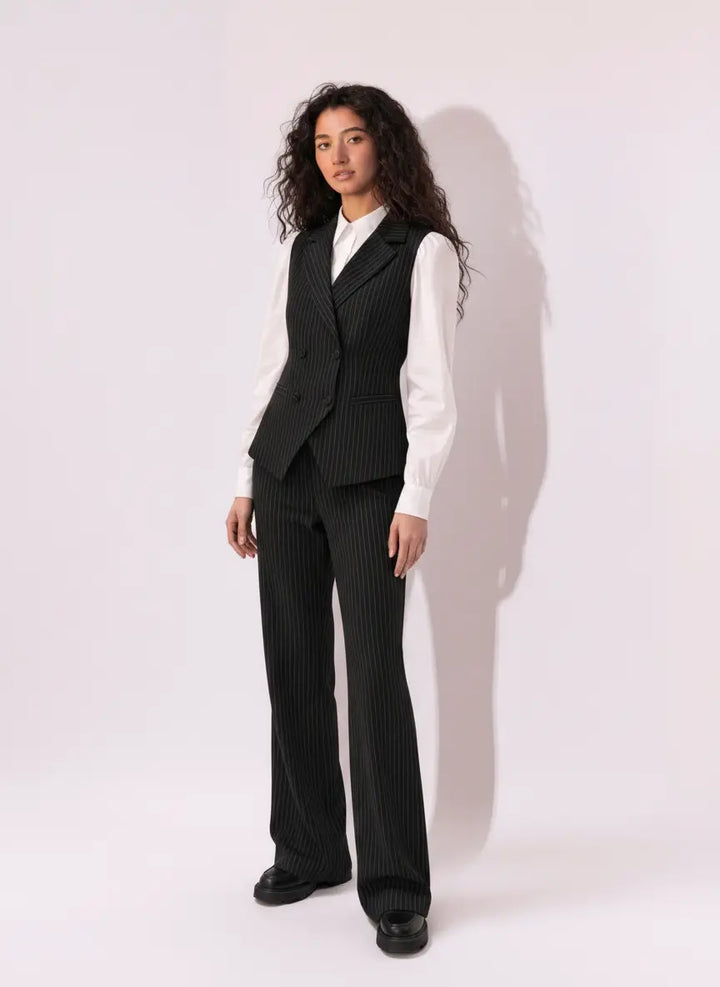 Monarch pinstripe vest
